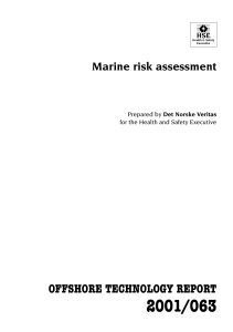 Marine risk assessment