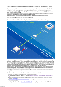 Azure Information Protection CLOUD EXIT Guide 