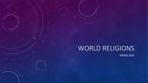 WORLD RELIGIONS spring 2016 day one (1)