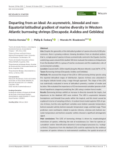 2020f Hernáez et al. Departing latitudinal gradient