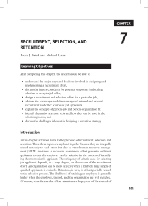 Fried and Gates - Recruitment and Selection