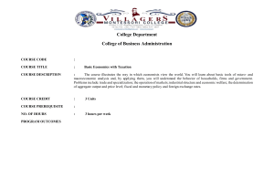 DONE-OBE Syllabus- Basic Economics