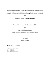 Distribution Transformer Energy Efficiency Analysis Report