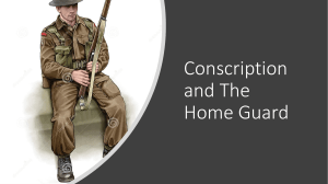 Conscription and The Home Guard