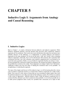 analogicla argument Chapter 5