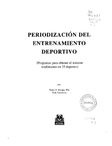 Bompa Tudor - Periodizacion Del Entrenamiento Deportivo