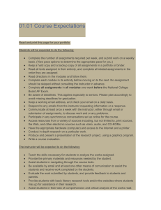 01.01 Course Expectations