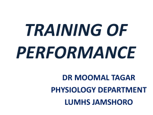 training physiology