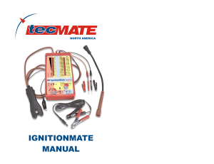 Secondary Ignition tecMate manual