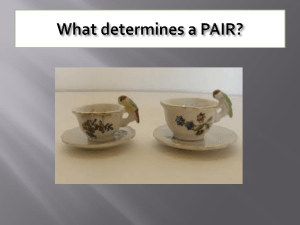 What determines a PAIR
