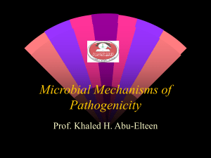Lecture 6- Bacteria- Phathogenesis