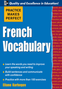 22.Practice Makes Perfect French Vocabulary