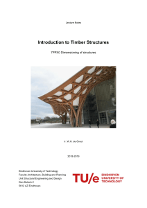 7PPX0 Lecture notes - Dimensioning of structures - Timber - V05