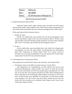 Materi Kerja Sama Operasi