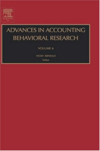 Accounting Behavioral Research, Vol. 6  2003