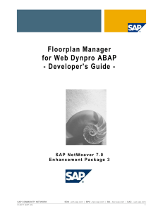 Floorplan Manager for Web Dynpro ABAP Developer's Guide