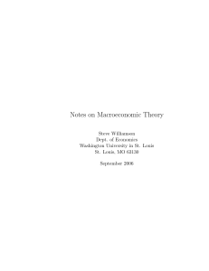 Steve Williamson - Macroeconomic Theory Notes [Advanced] - (2006)