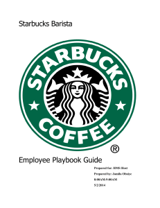Starbucks Employee Playbook Guide