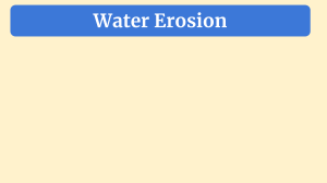 7th grade water erosion