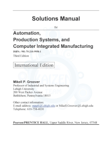 automation solution manual 3rd edition