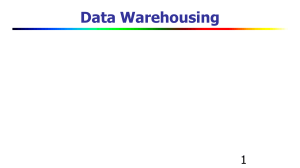 Data Warehousing