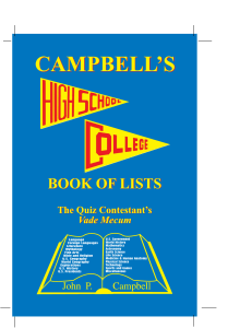 campbells book of lists