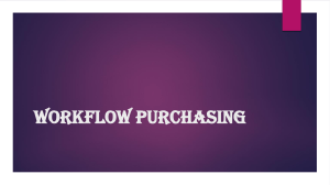Workflow Purchasing