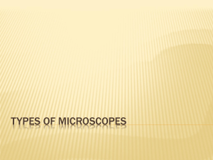 g7 Types of microscopes