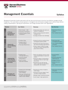 Syllabus Management Essentials