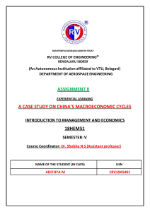 China's Macroeconomic Cycles Case Study