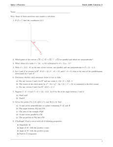Math 2400 Quiz1 Practice