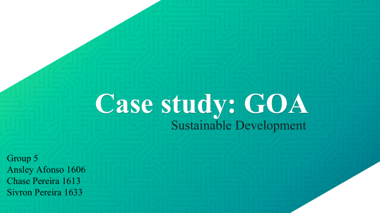 goa case study analysis