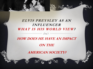 Elvis preysley as an influencer
