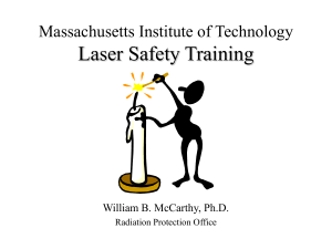 MIT Laser Safety Training Presentation