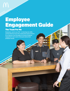 McDonald's Engagement Guide