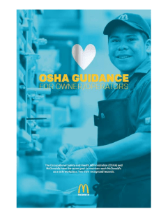 McDs OSHA Guidance for OOs (August 2020)