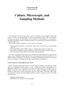 2005 Culture, Microscopic and Sampling Methods