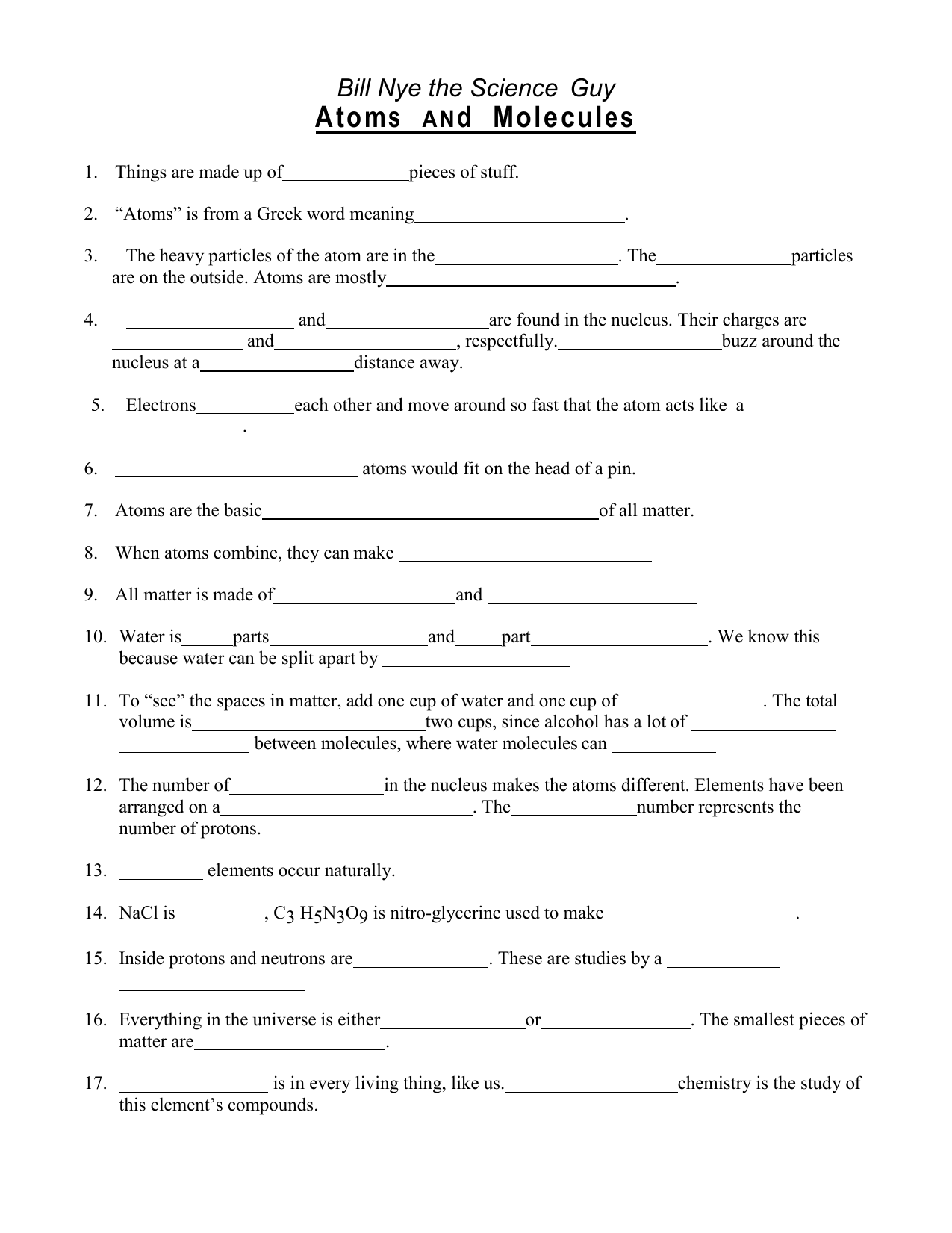 bill nye atoms-converted Intended For Bill Nye Atoms Worksheet