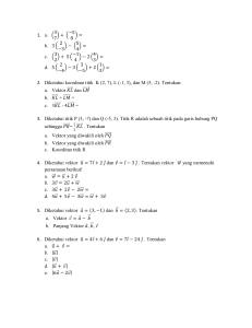 tugas 1 vektor R2
