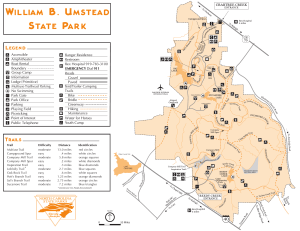 Umstead park map