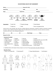 First Aid Care Sheet
