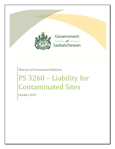 86779-PS 3260 Liability for Contaminated Sites Guide