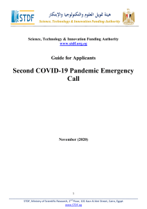 COVID-19 Pandemic Emergency Call