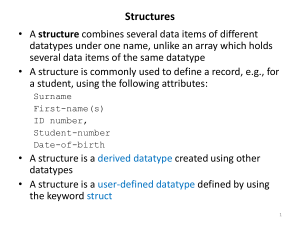 Structures in C Programming