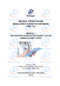 Modul Praktikum RM Asuhan Rawat Jalan