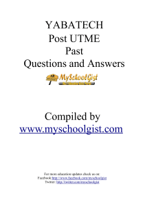 yabatech-post-utme-past-questions-and-answers