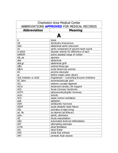 Abbreviations-List