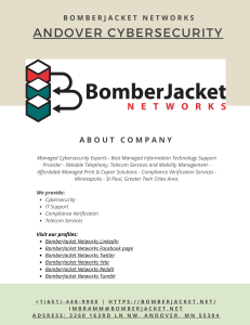 BomberJacket Networks - Andover Cybersecurity and IT Support