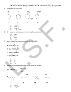 ACS Review 10 Conjugation in Alkadienes and Allylic Systems