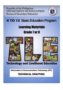 k to 12 entrep-based technical drafting learning module